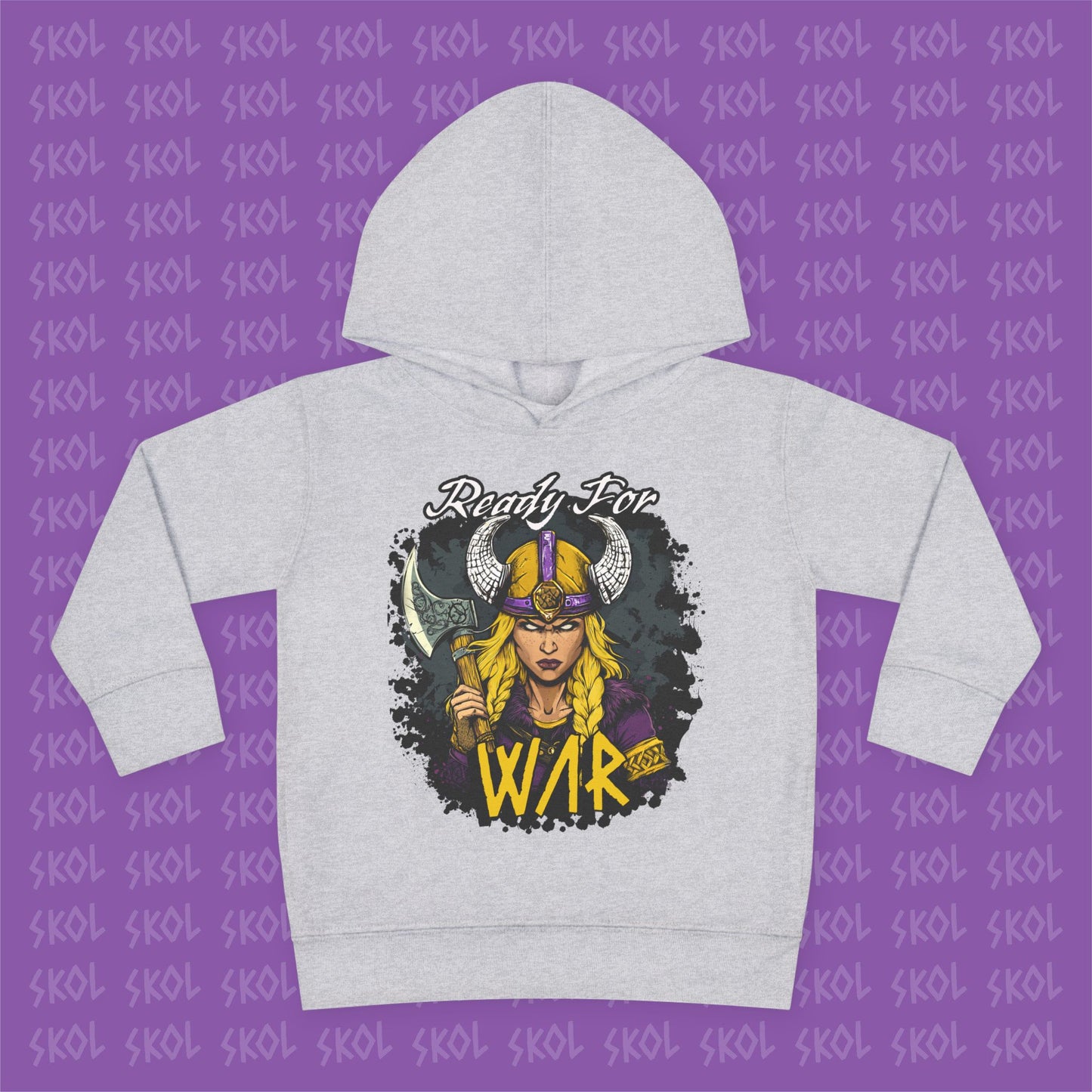 Ready For War | Toddler Pullover Fleece Hoodie