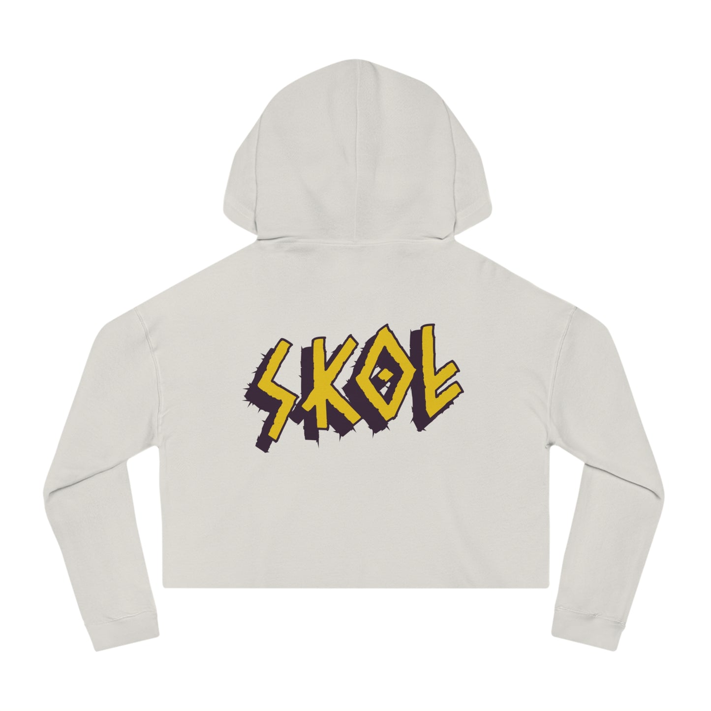 Proud Viking Mom Cropped Hooded Sweatshirt