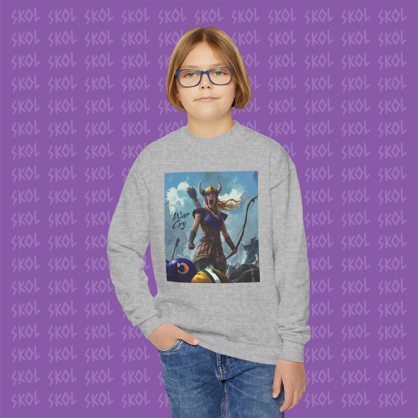 War Cry Youth Crewneck Sweatshirt