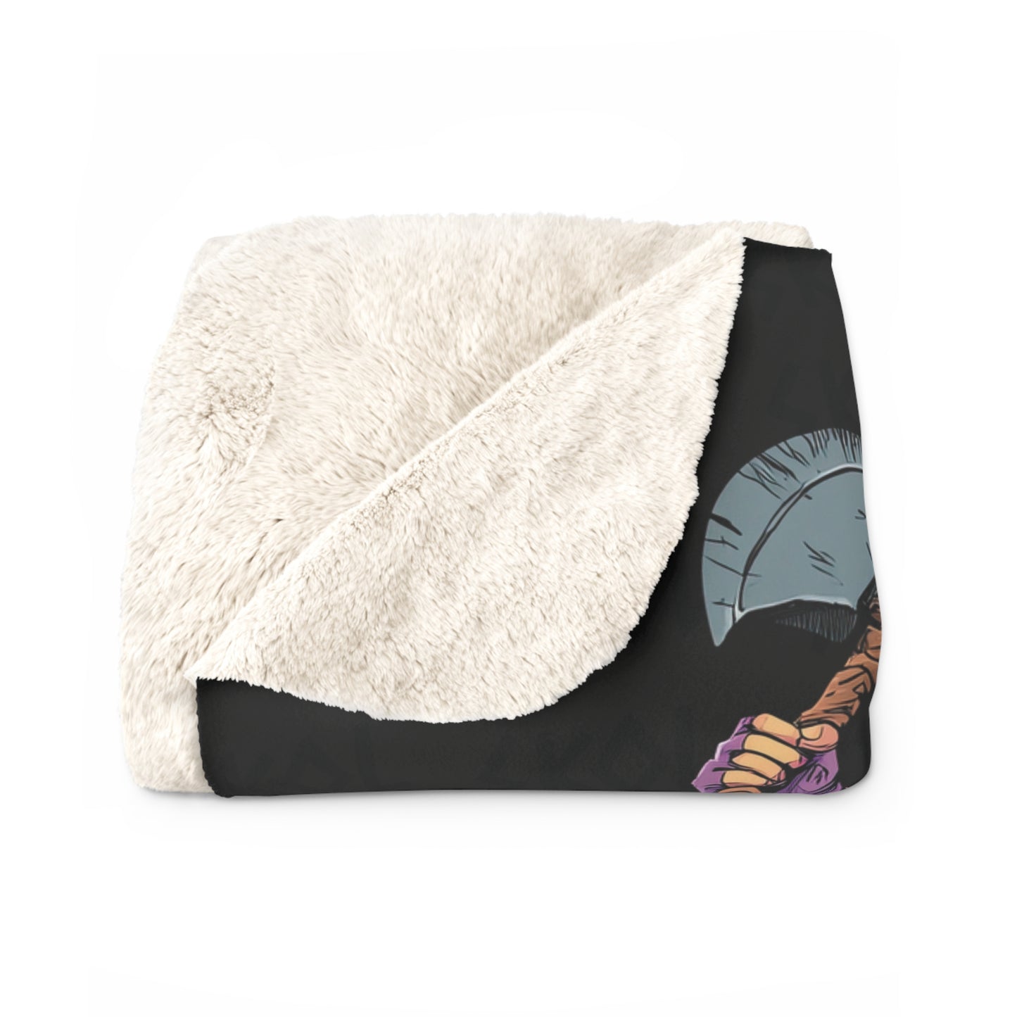 Bear Slayer Sherpa Fleece Blanket