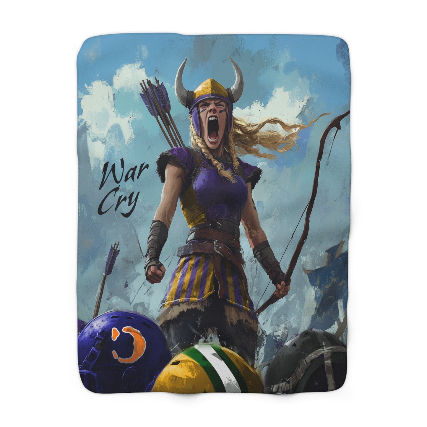 War Cry Sherpa Fleece Blanket