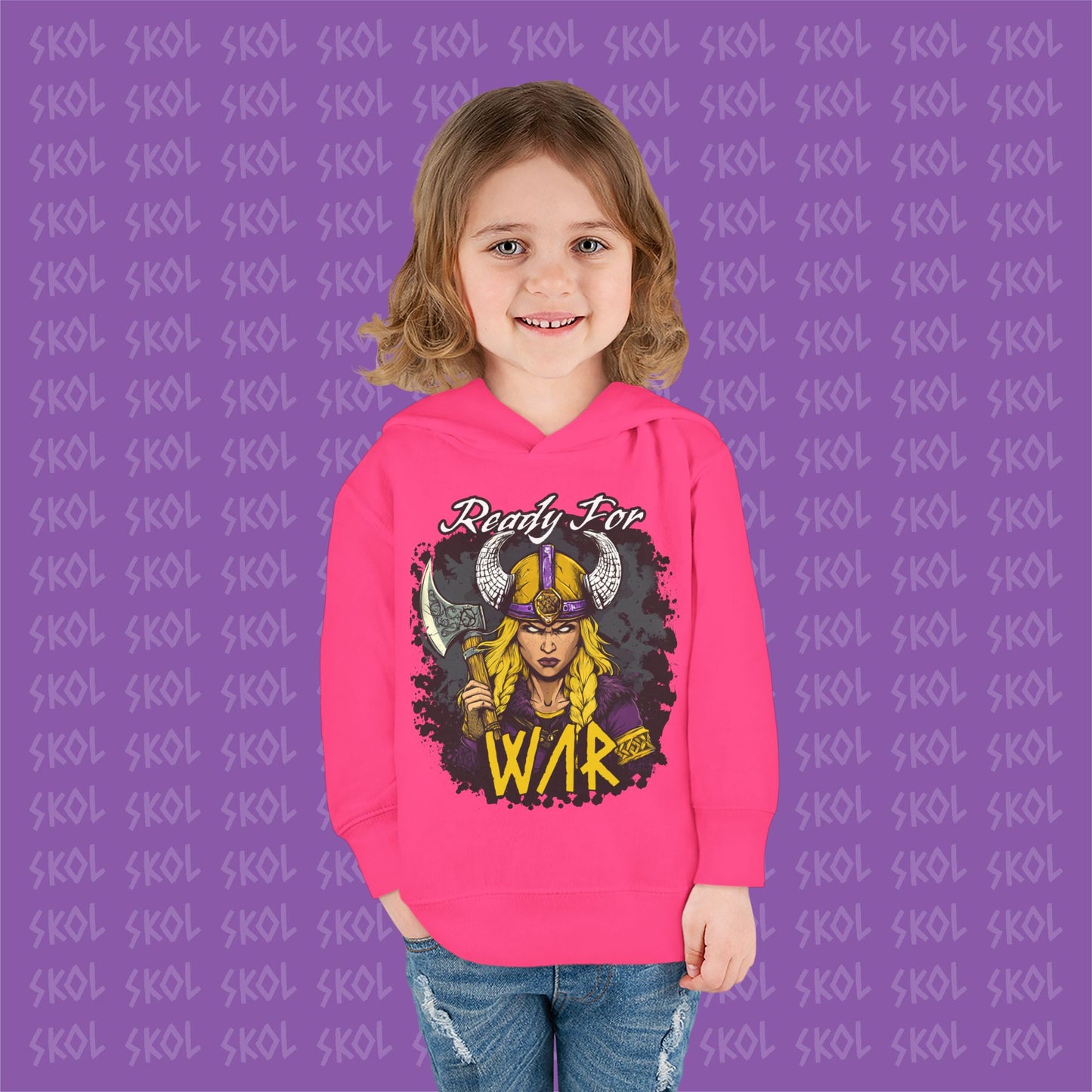 Ready For War | Toddler Pullover Fleece Hoodie