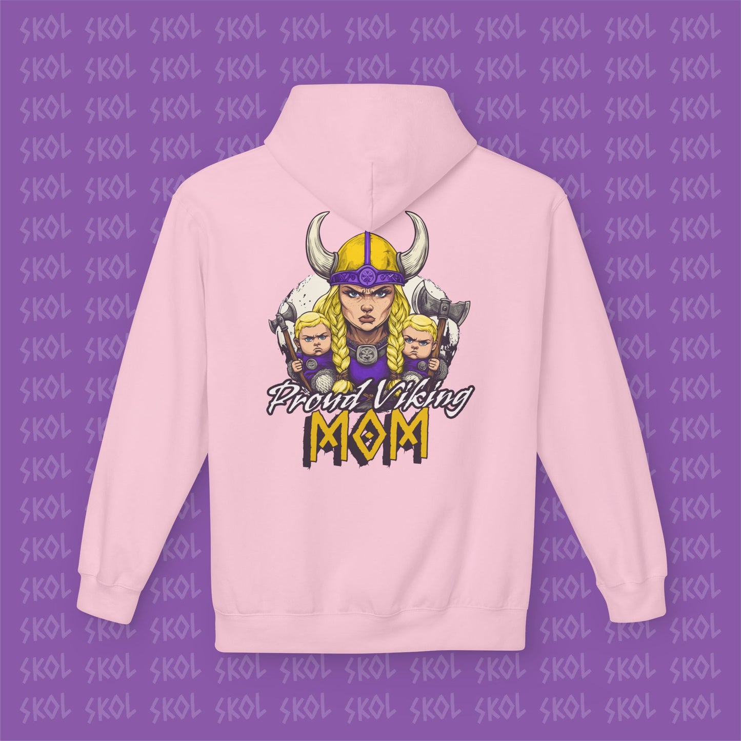 Proud Viking Mom Fleece Hoodie