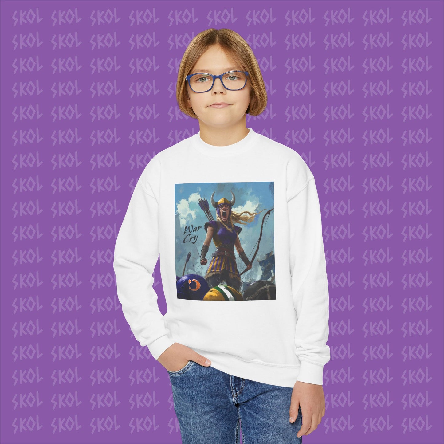 War Cry Youth Crewneck Sweatshirt
