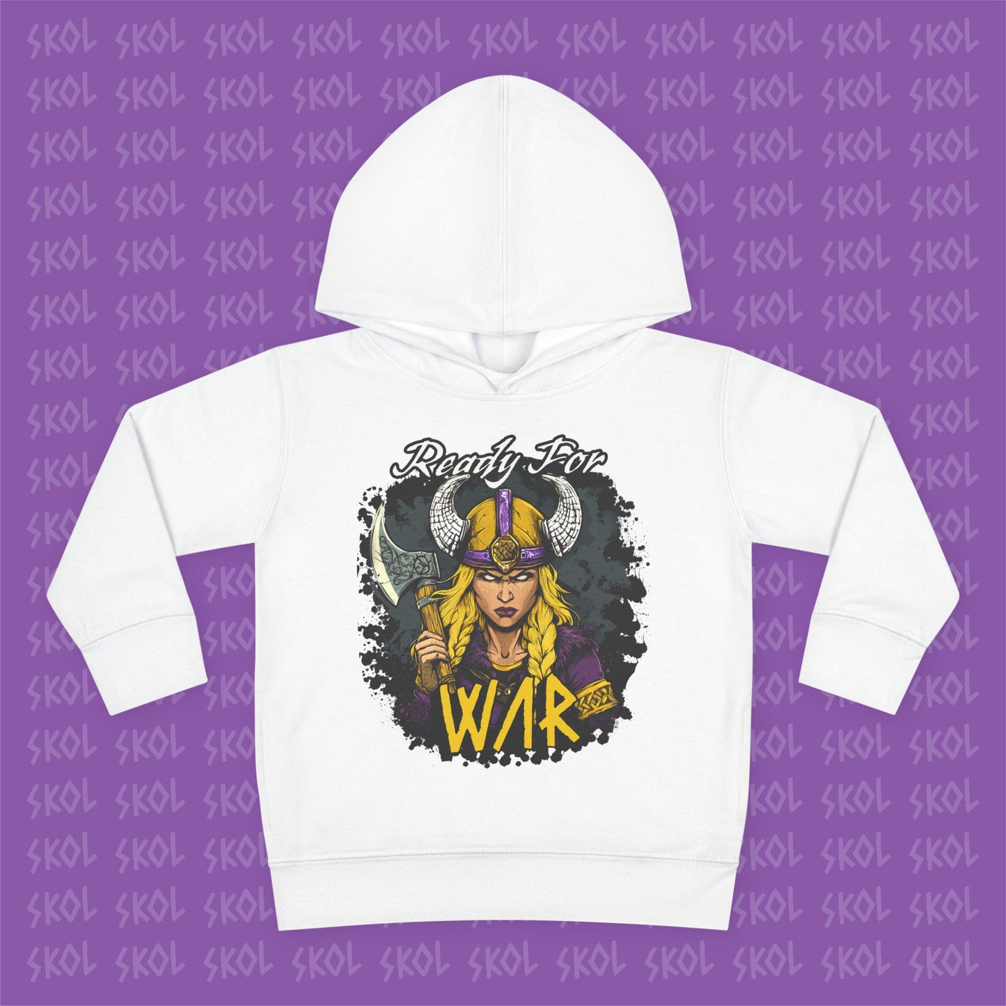 Ready For War | Toddler Pullover Fleece Hoodie