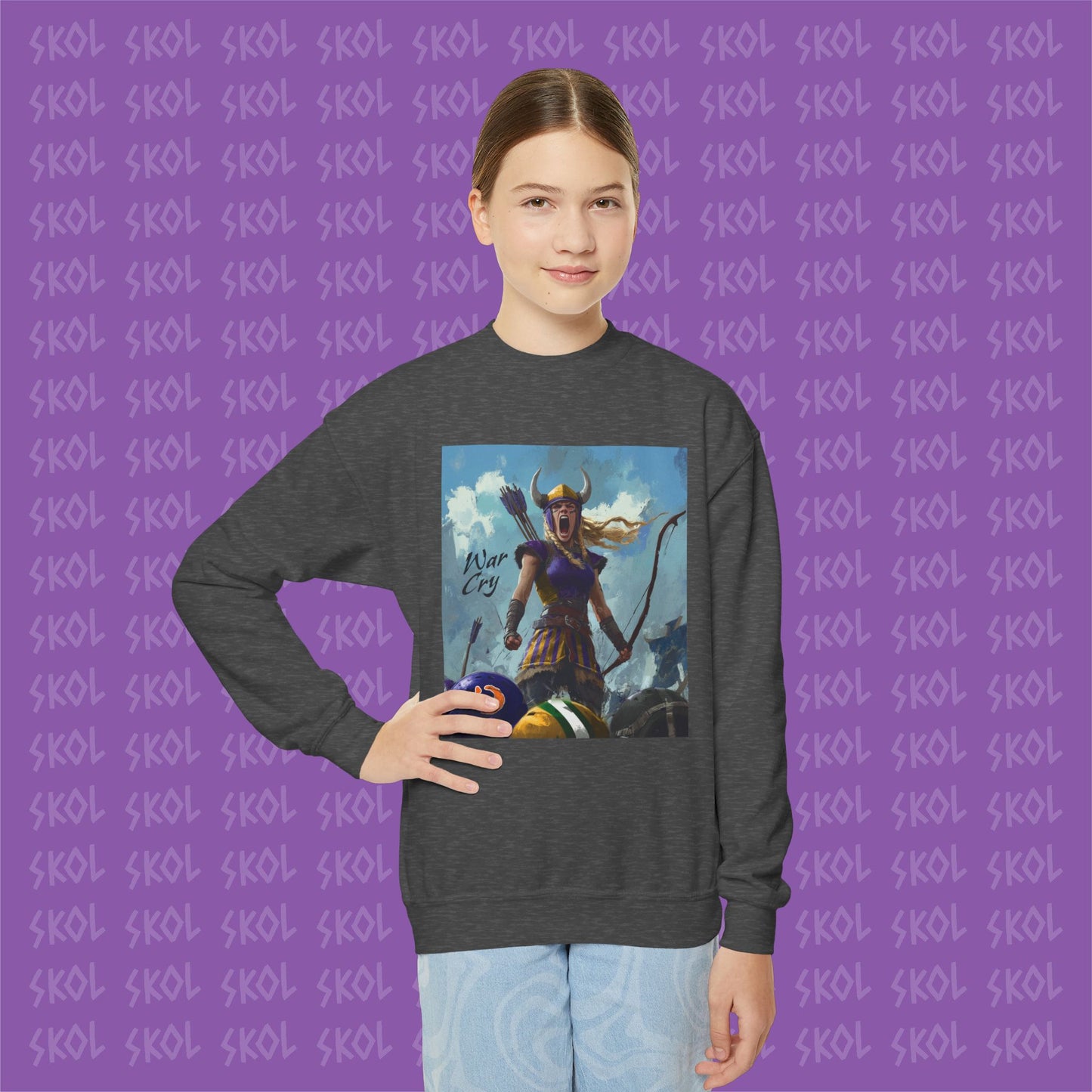 War Cry Youth Crewneck Sweatshirt