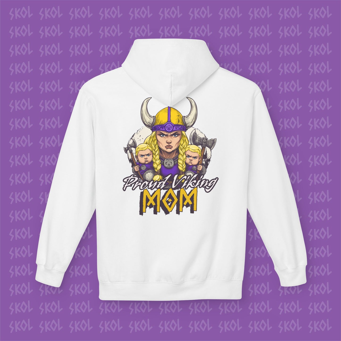 Proud Viking Mom Fleece Hoodie