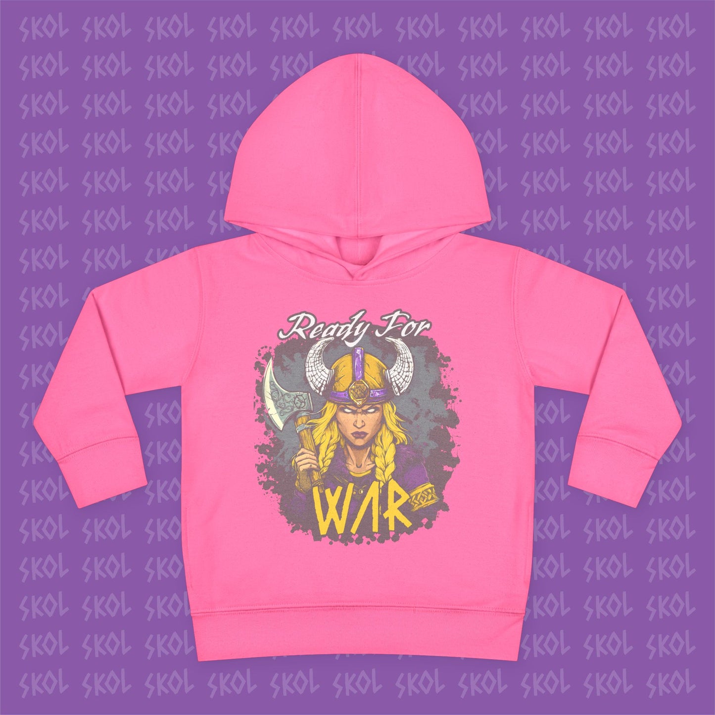 Ready For War | Toddler Pullover Fleece Hoodie