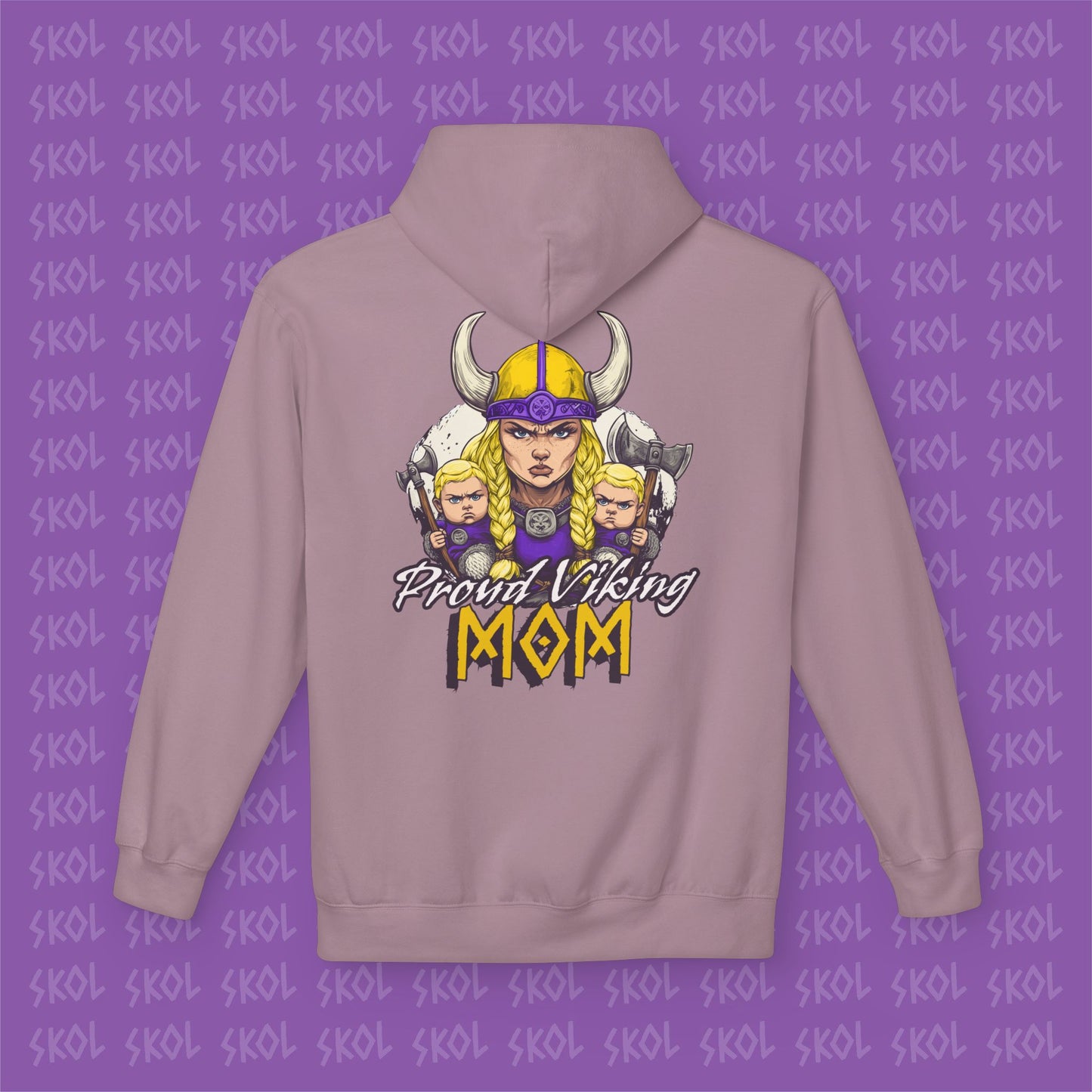 Proud Viking Mom Fleece Hoodie