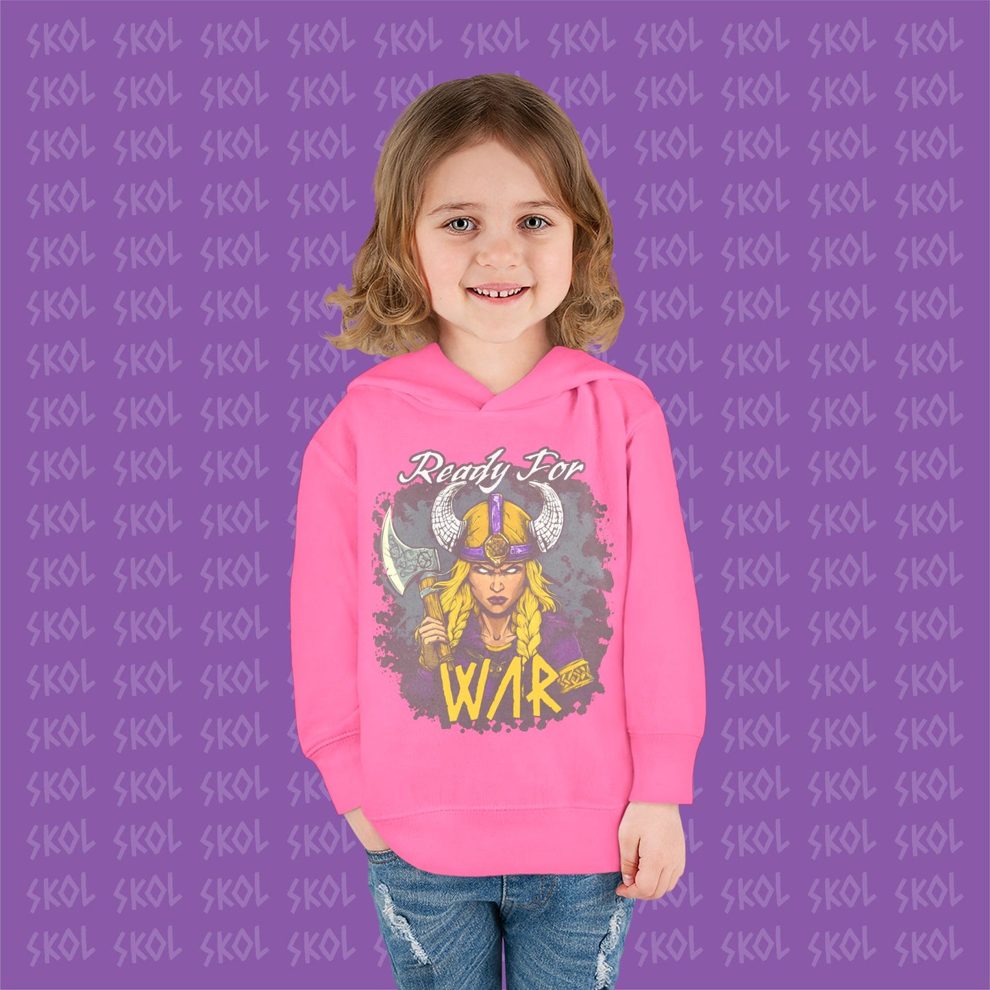 Ready For War | Toddler Pullover Fleece Hoodie