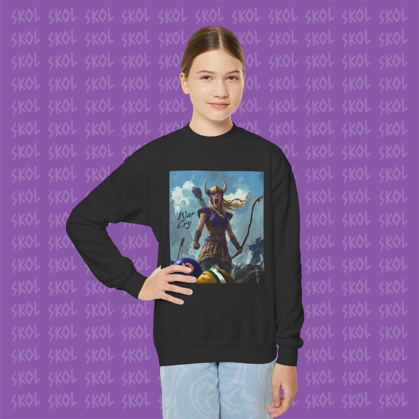 War Cry Youth Crewneck Sweatshirt