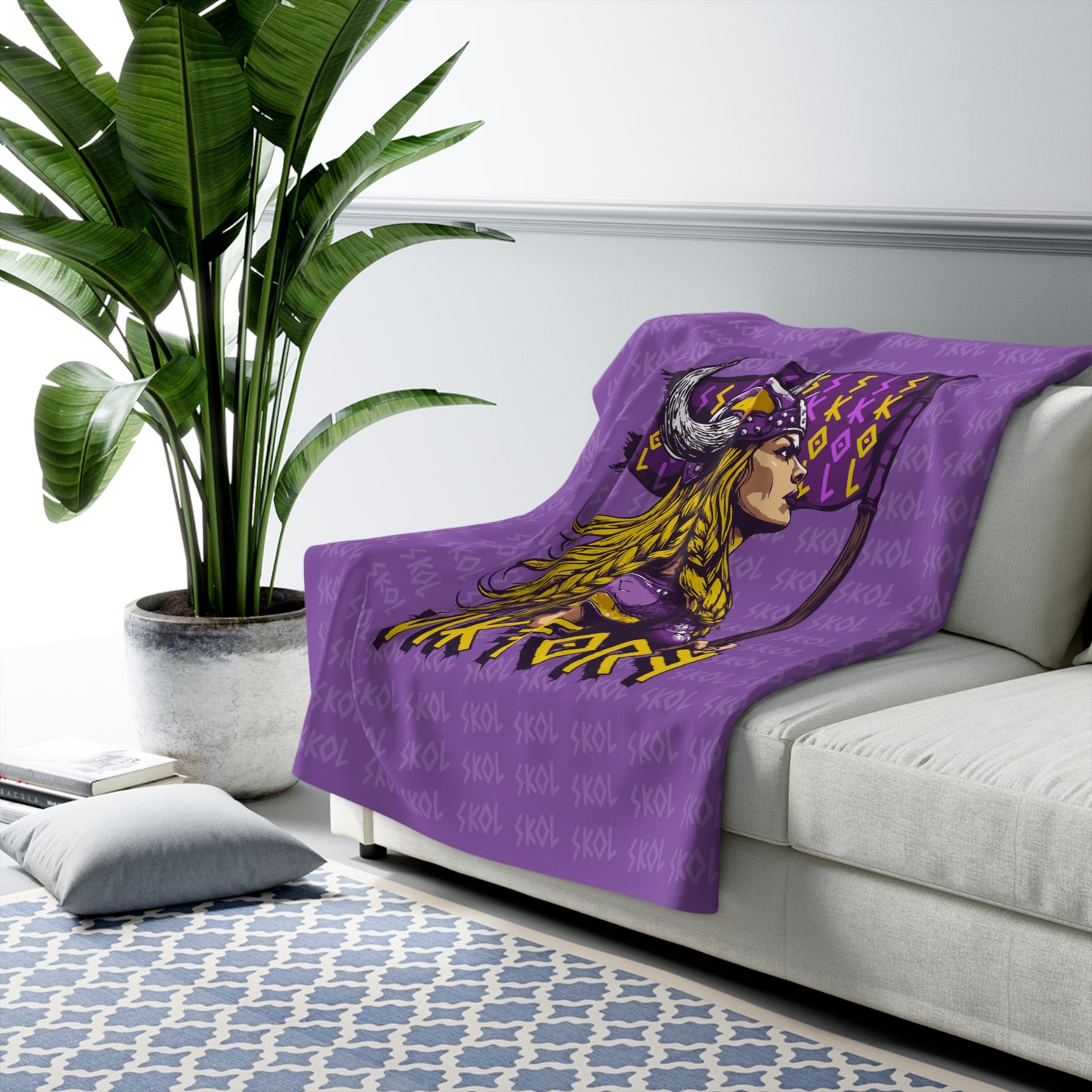 Viktory Sherpa Fleece Blanket