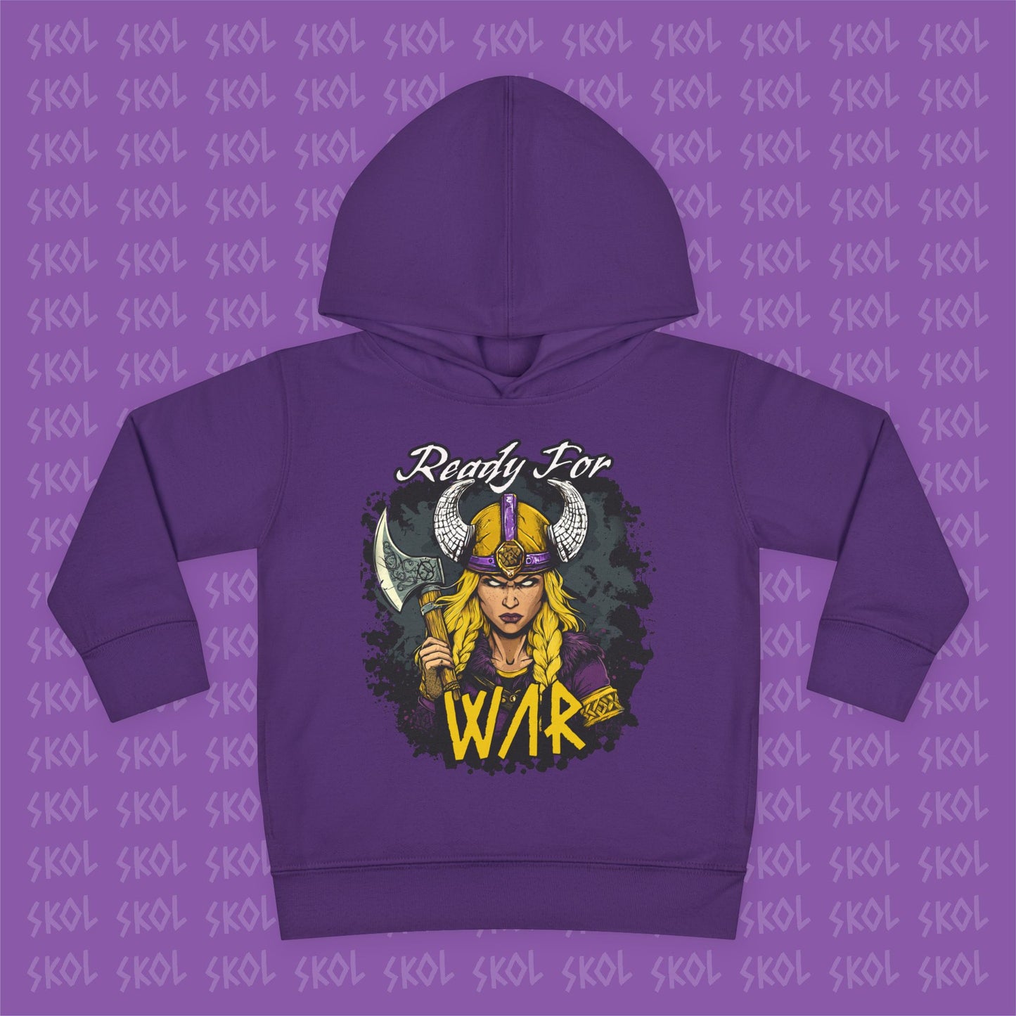 Ready For War | Toddler Pullover Fleece Hoodie