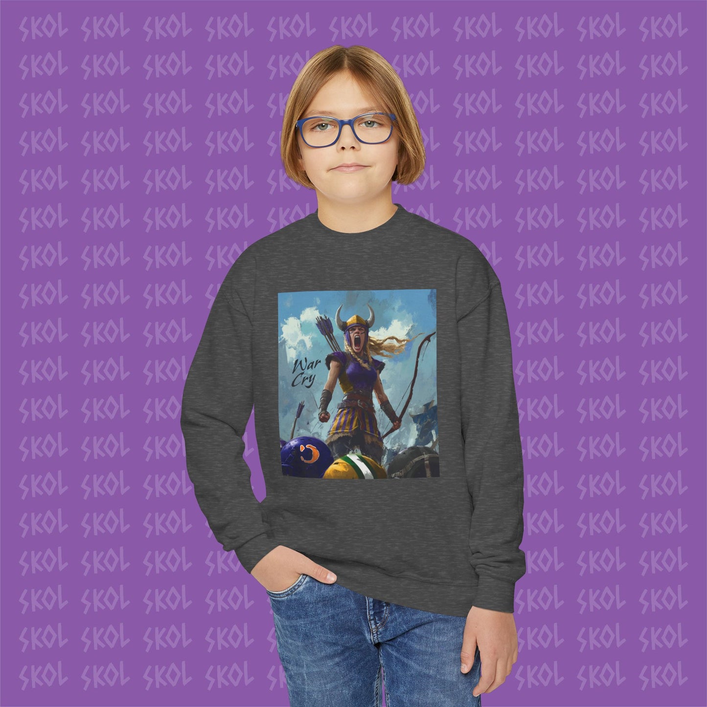War Cry Youth Crewneck Sweatshirt
