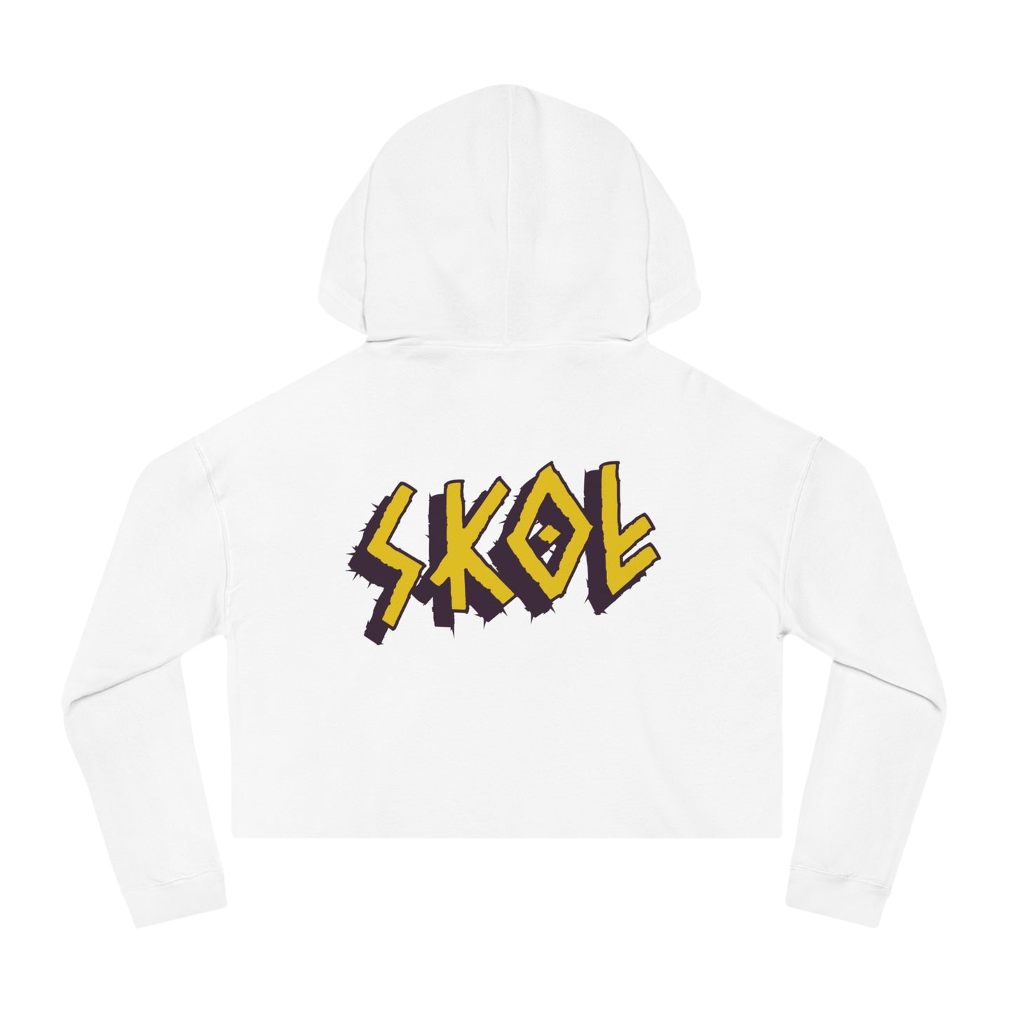 Proud Viking Mom Cropped Hooded Sweatshirt