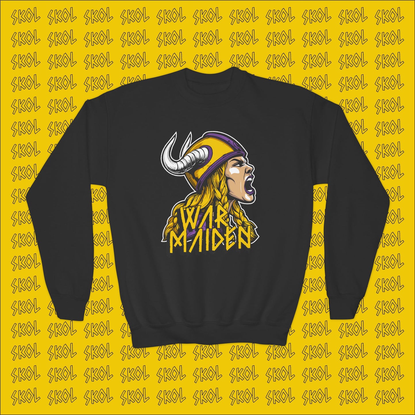 War Maiden Youth Crewneck Sweatshirt