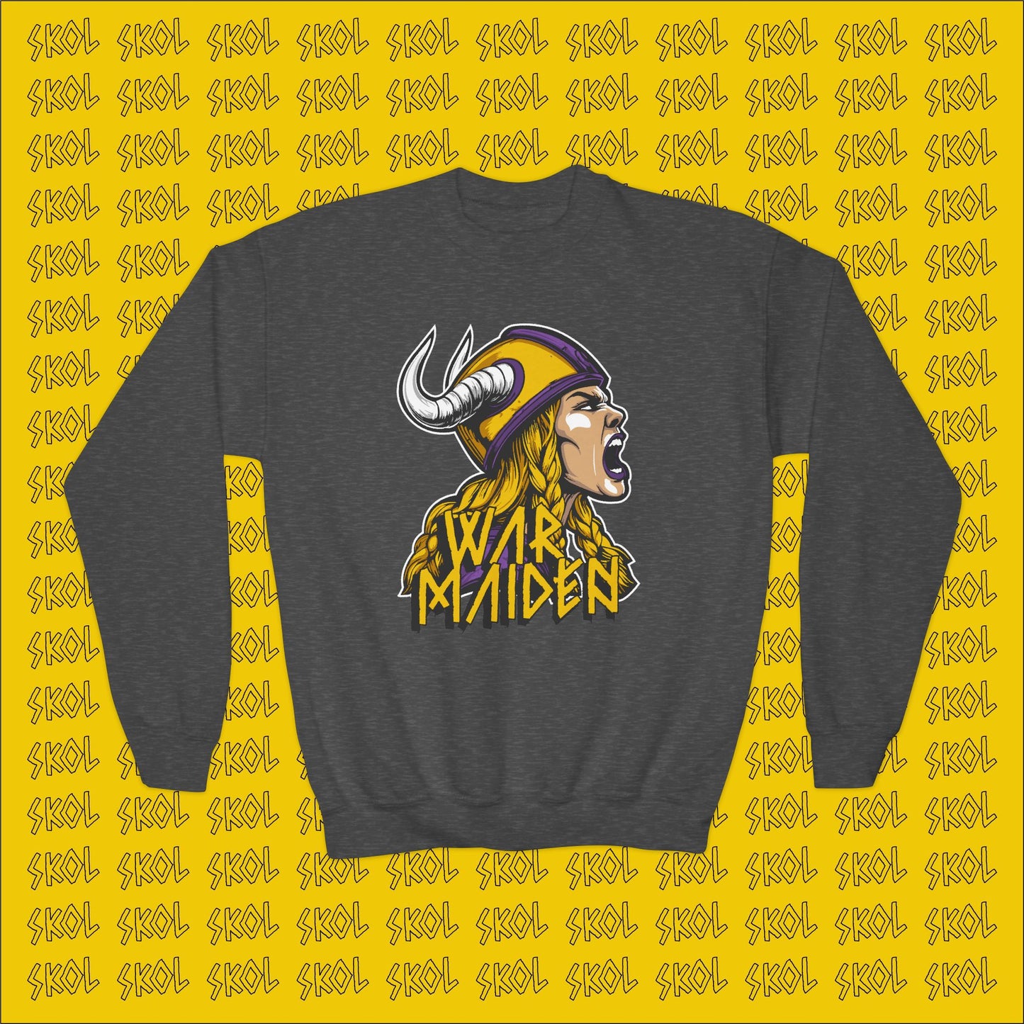 War Maiden Youth Crewneck Sweatshirt