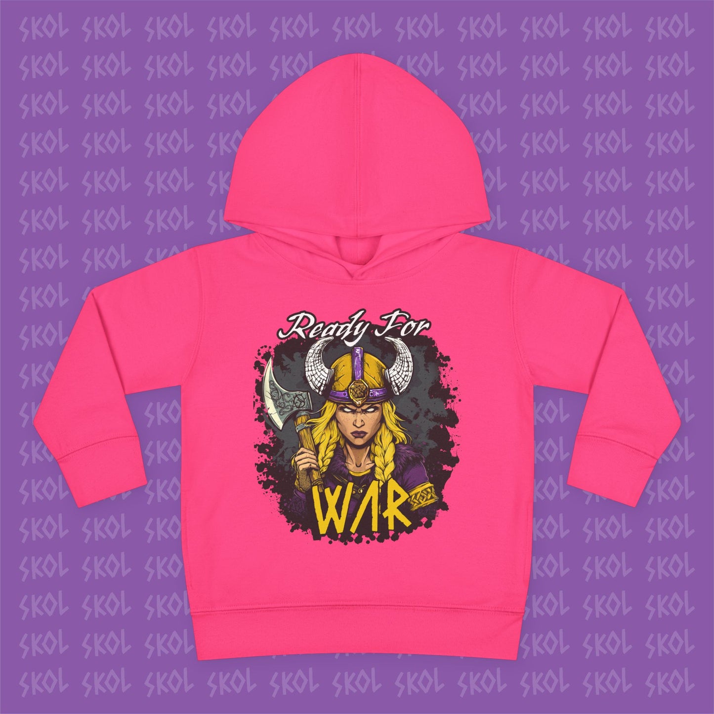 Ready For War | Toddler Pullover Fleece Hoodie