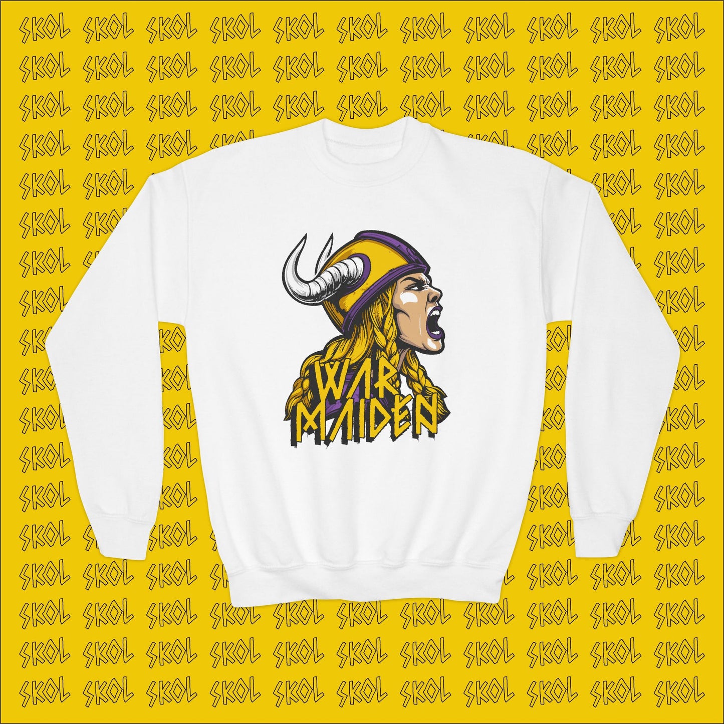War Maiden Youth Crewneck Sweatshirt