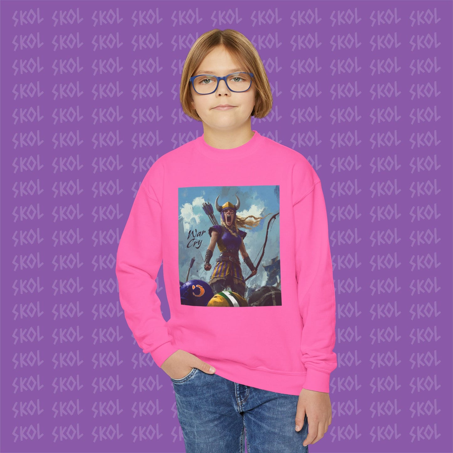 War Cry Youth Crewneck Sweatshirt