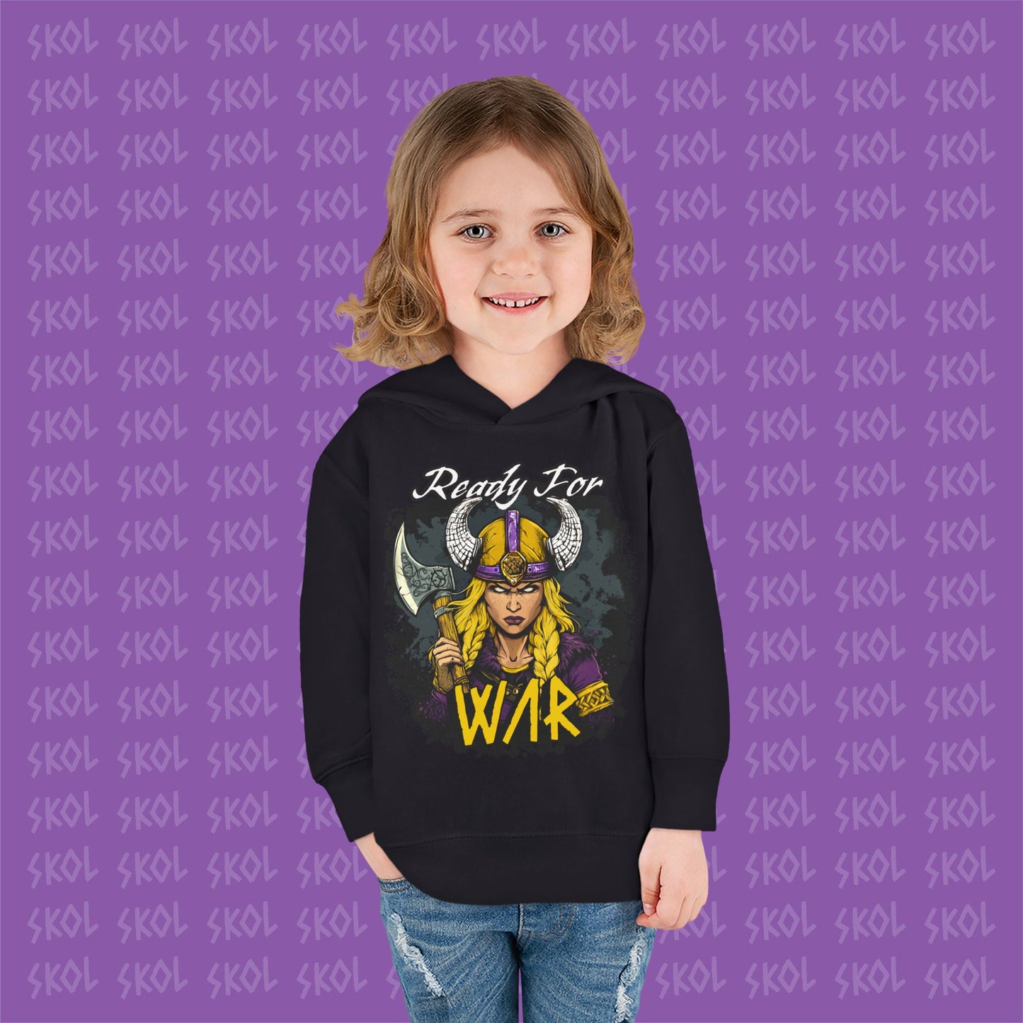 Ready For War | Toddler Pullover Fleece Hoodie