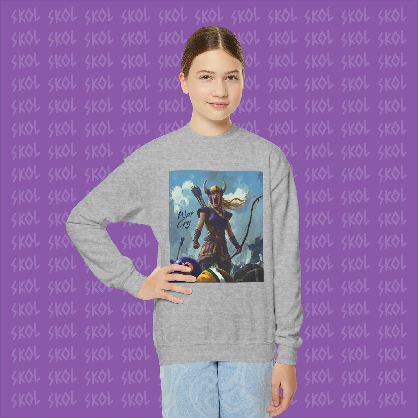 War Cry Youth Crewneck Sweatshirt