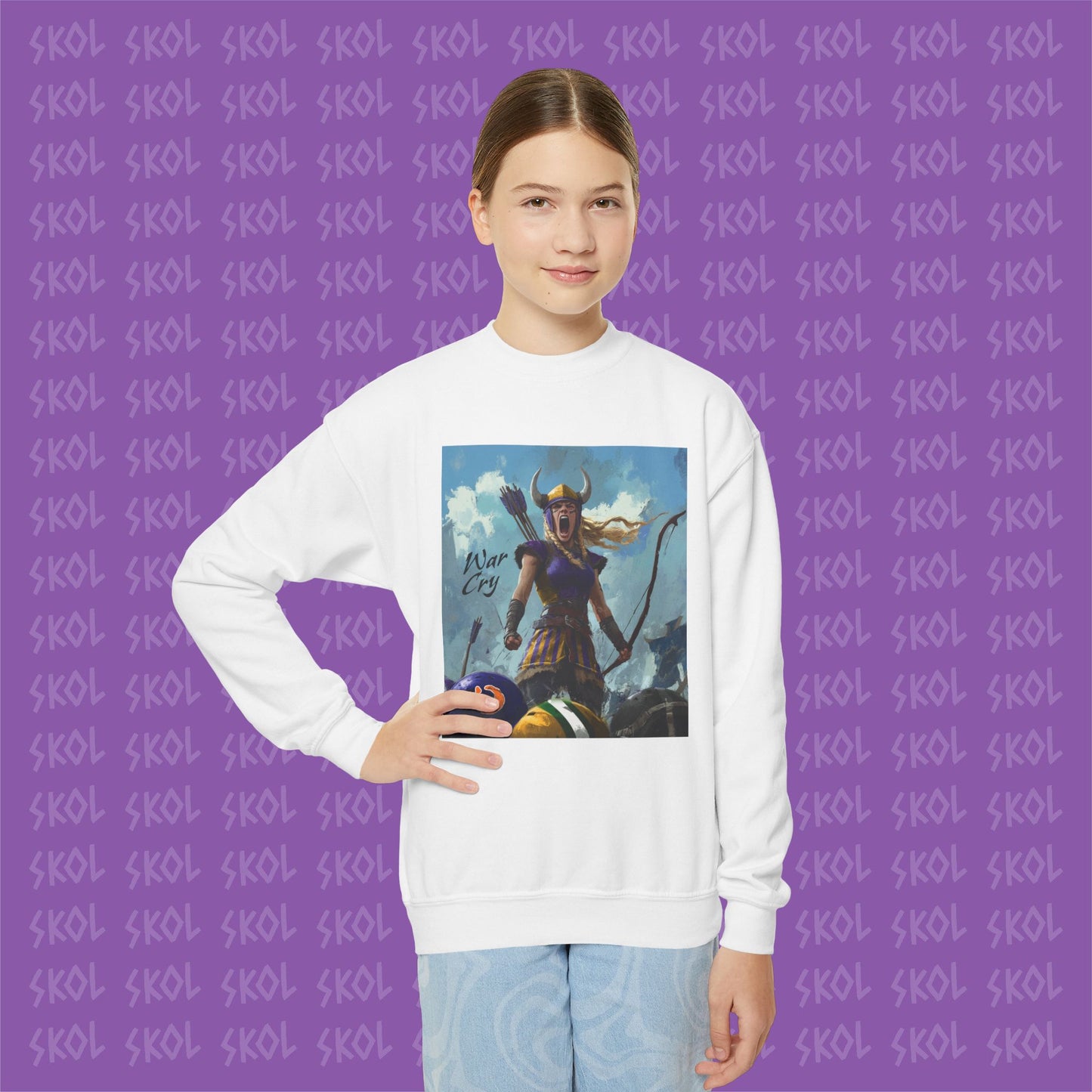 War Cry Youth Crewneck Sweatshirt