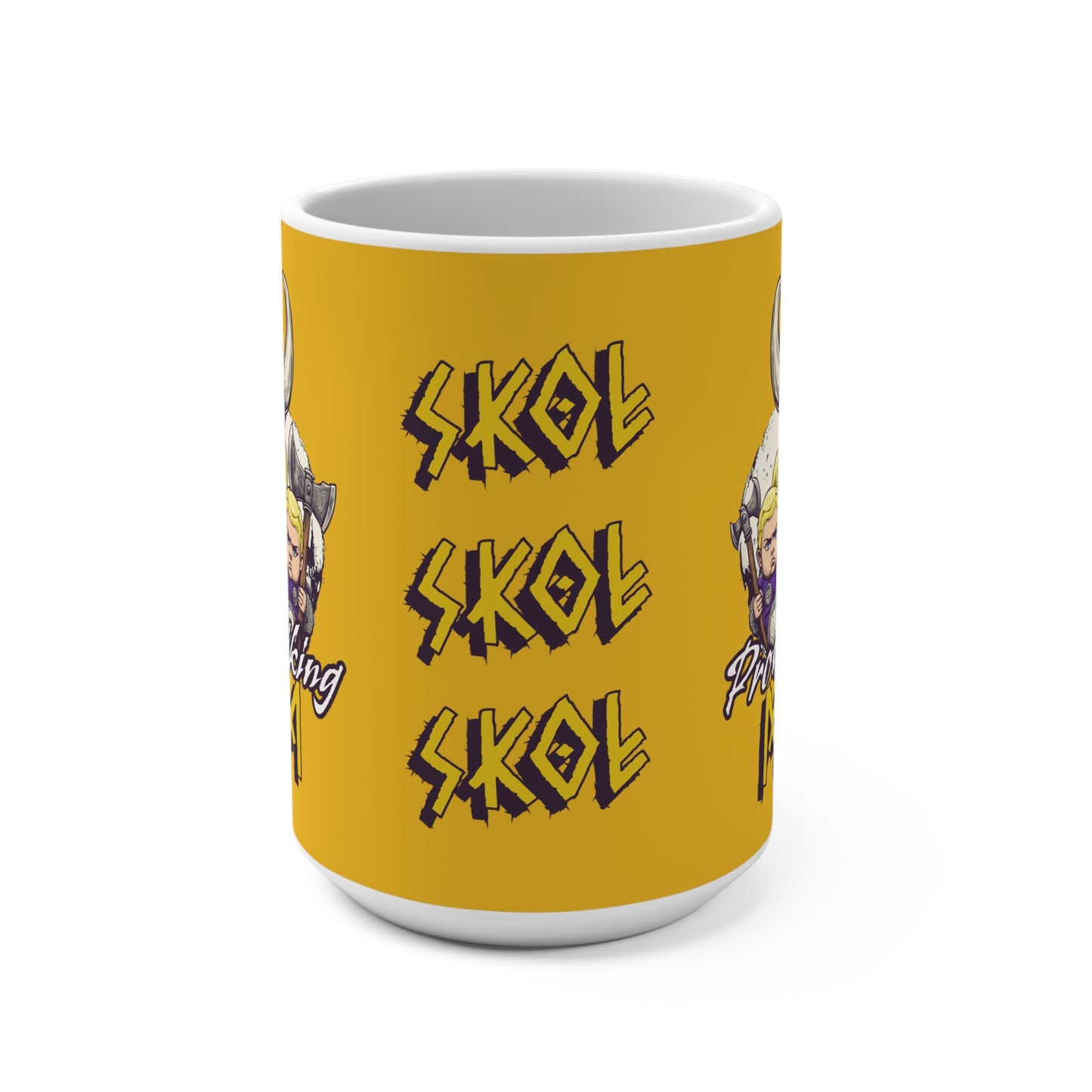 Proud Viking Mom | Yellow Mug 15oz