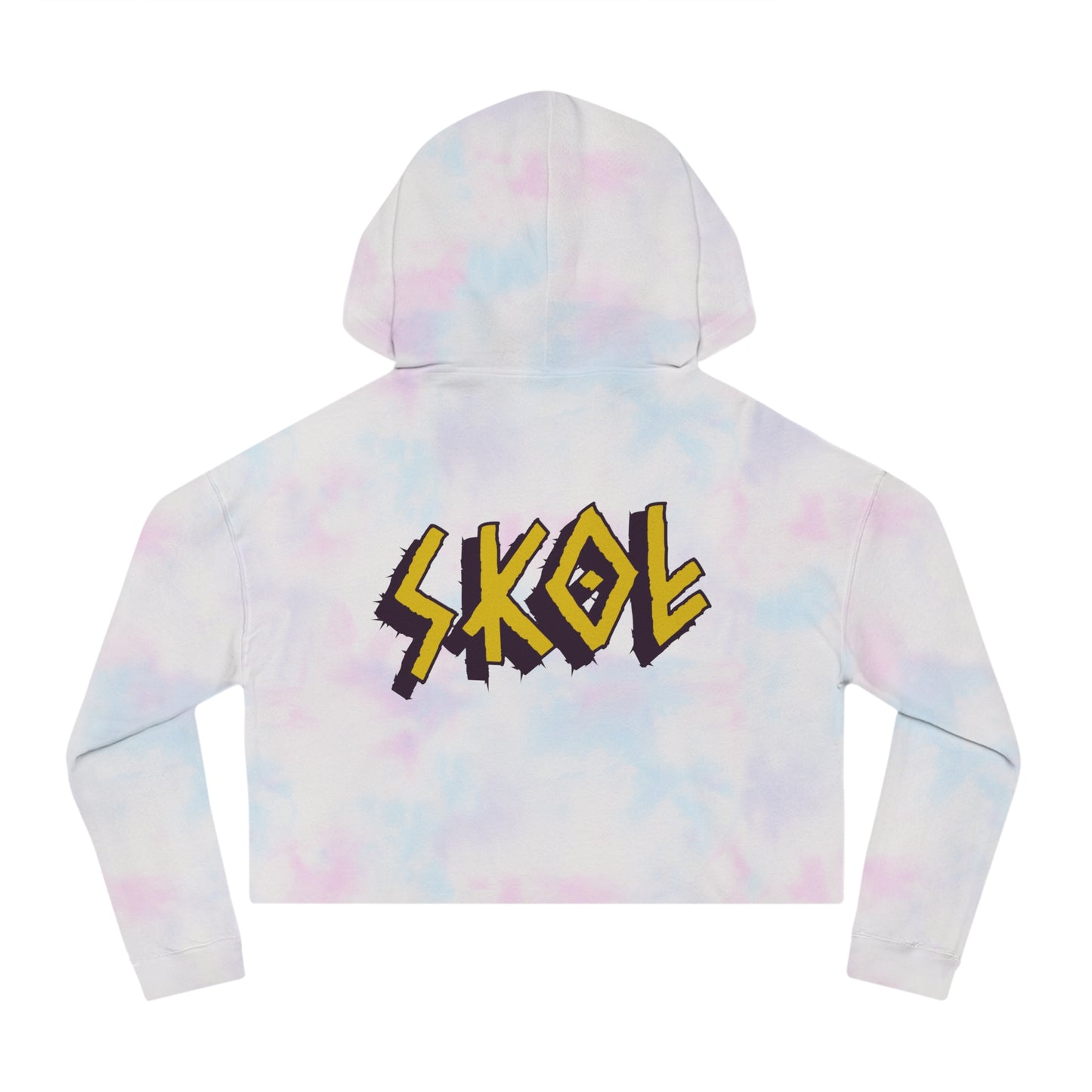 Proud Viking Mom Cropped Hooded Sweatshirt