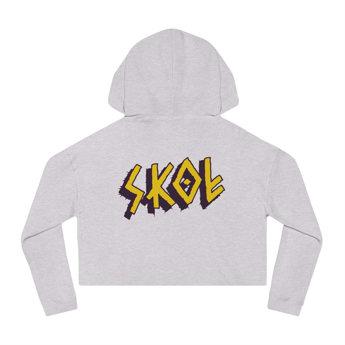 Proud Viking Mom Cropped Hooded Sweatshirt