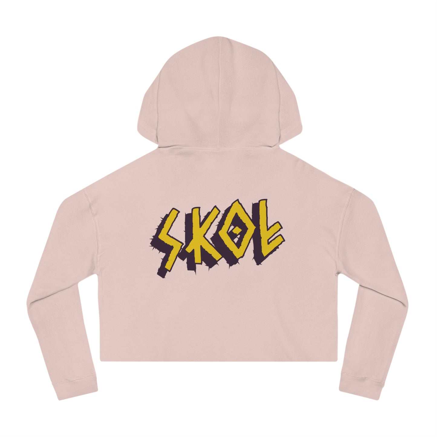 Proud Viking Mom Cropped Hooded Sweatshirt