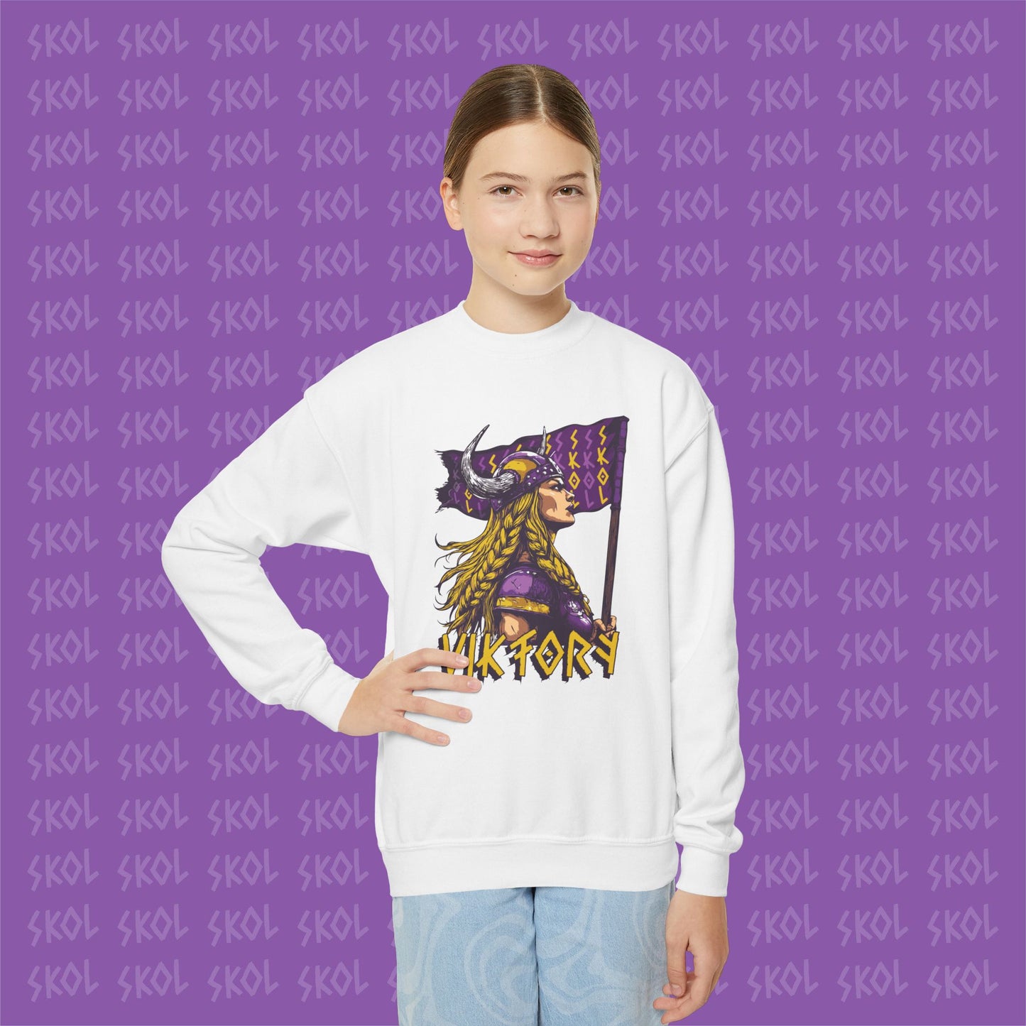 Viktory Youth Crewneck Sweatshirt