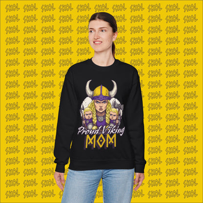 Proud Viking Mom Unisex Heavy Blend™ Crewneck Sweatshirt