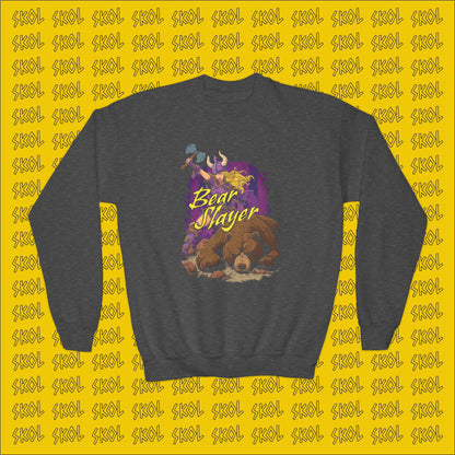 Bear Slayer Youth Crewneck Sweatshirt