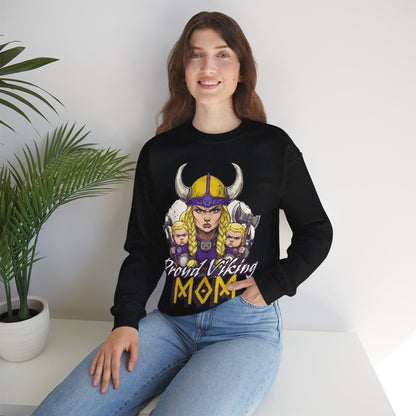 Proud Viking Mom Unisex Heavy Blend™ Crewneck Sweatshirt