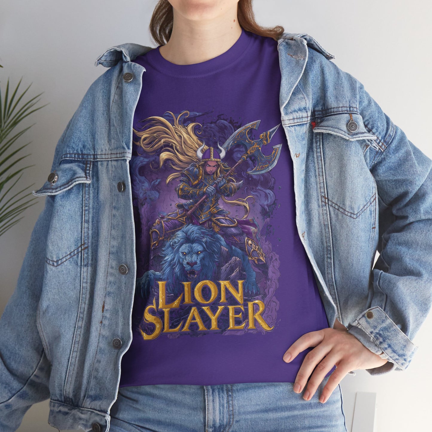 Lion Slayer Heavy Cotton Tee