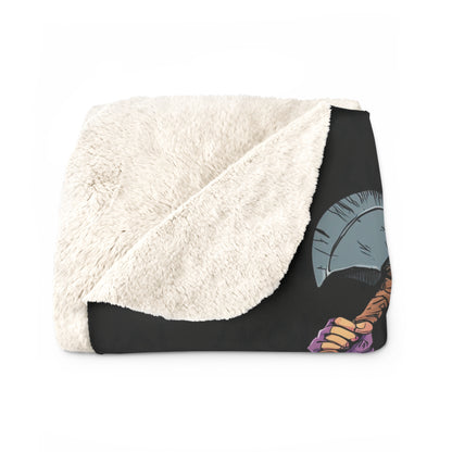Bear Slayer Sherpa Fleece Blanket