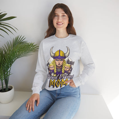 Proud Viking Mom Unisex Heavy Blend™ Crewneck Sweatshirt