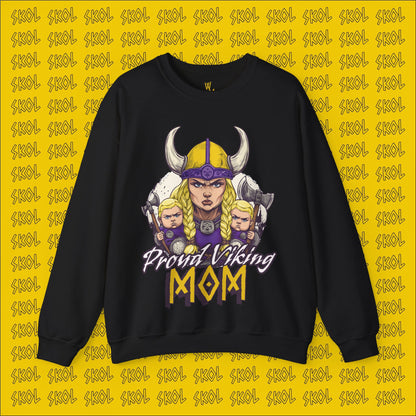 Proud Viking Mom Unisex Heavy Blend™ Crewneck Sweatshirt