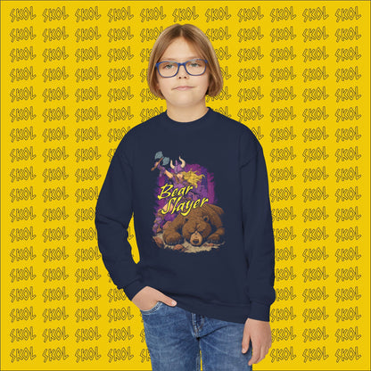 Bear Slayer Youth Crewneck Sweatshirt