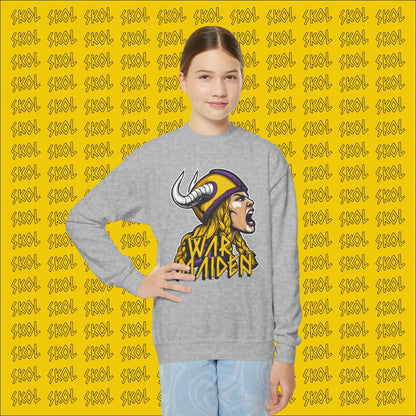 War Maiden Youth Crewneck Sweatshirt