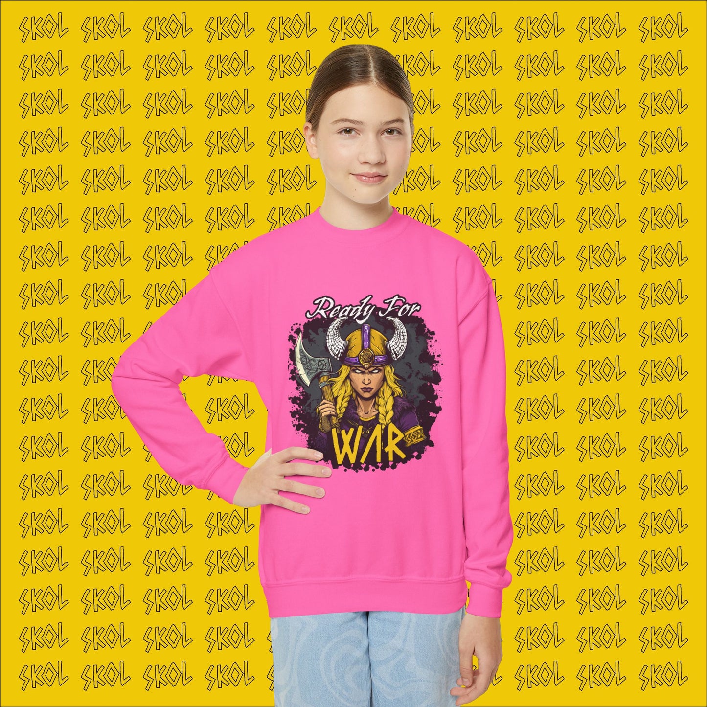 Ready For War Youth Crewneck Sweatshirt