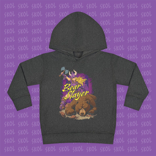 Bear Slayer | Toddler Pullover Fleece Hoodie