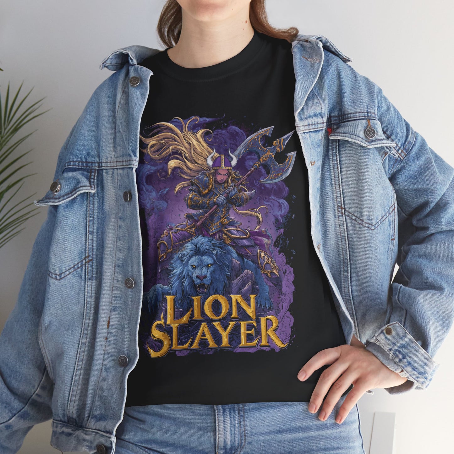 Lion Slayer Heavy Cotton Tee