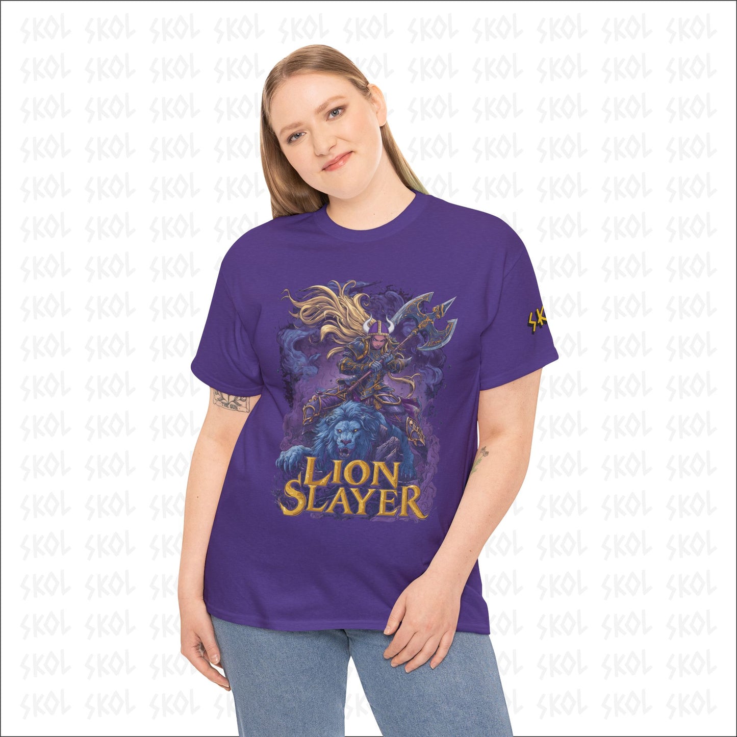 Lion Slayer Heavy Cotton Tee