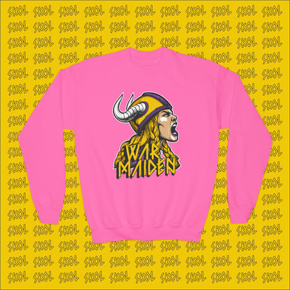 War Maiden Youth Crewneck Sweatshirt