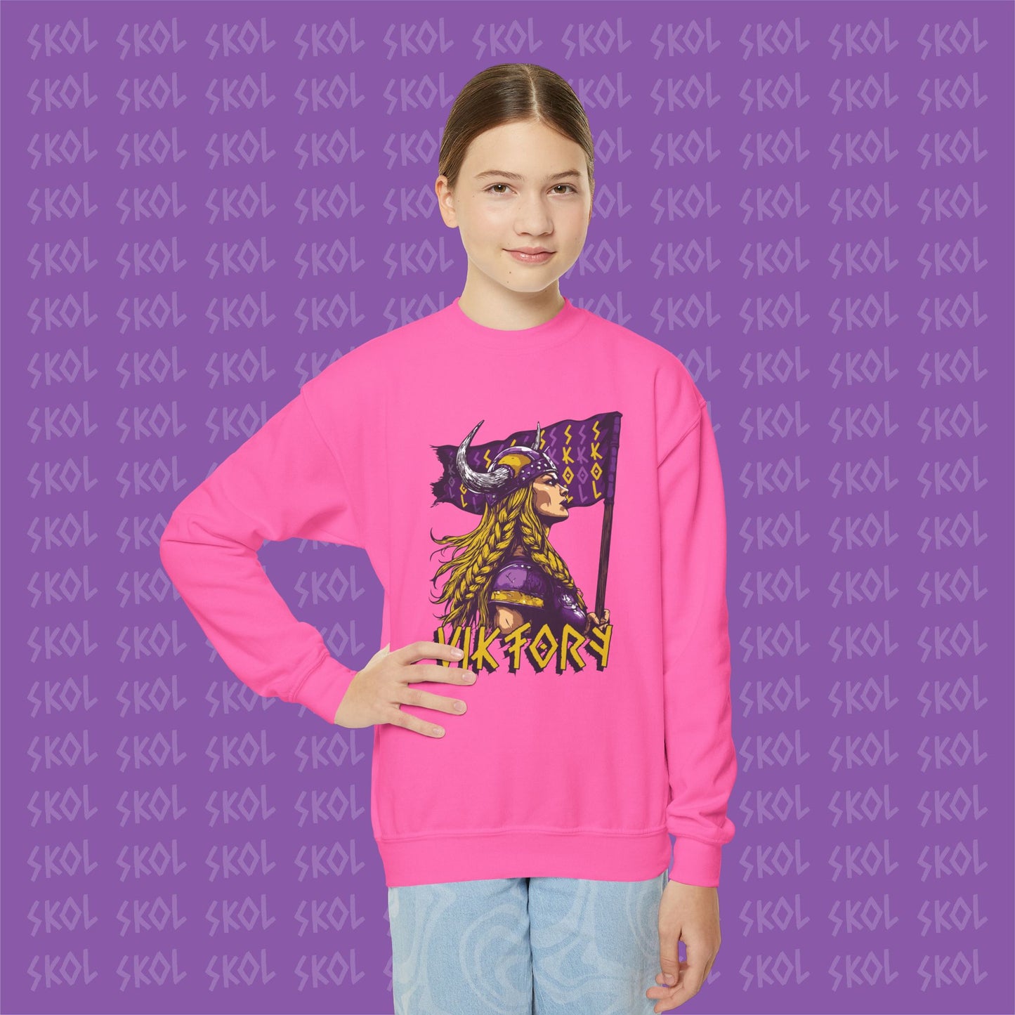 Viktory Youth Crewneck Sweatshirt