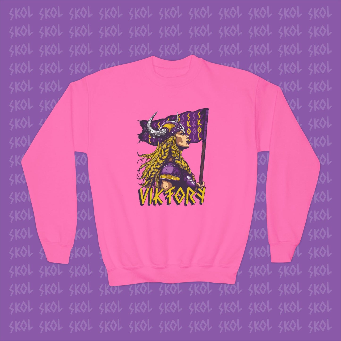 Viktory Youth Crewneck Sweatshirt