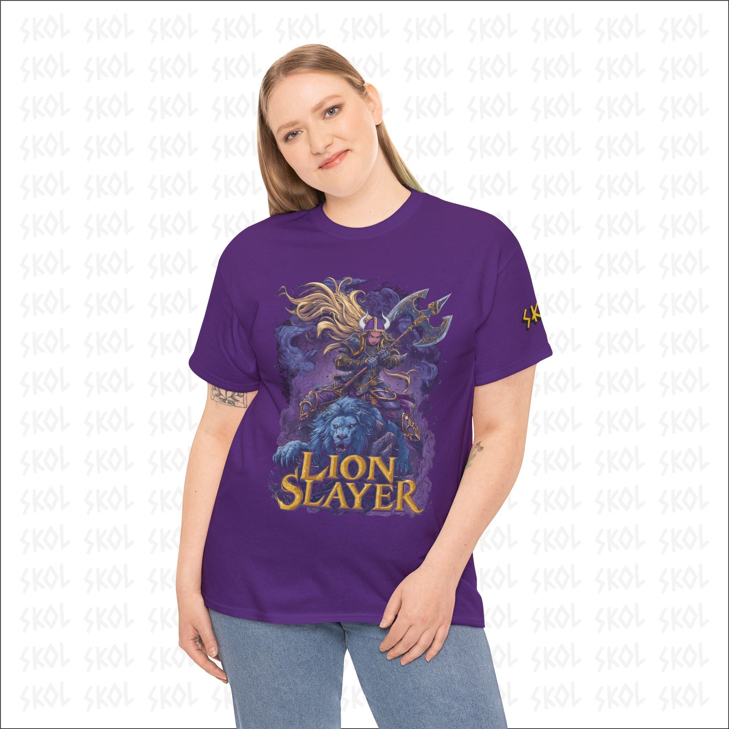Lion Slayer Heavy Cotton Tee