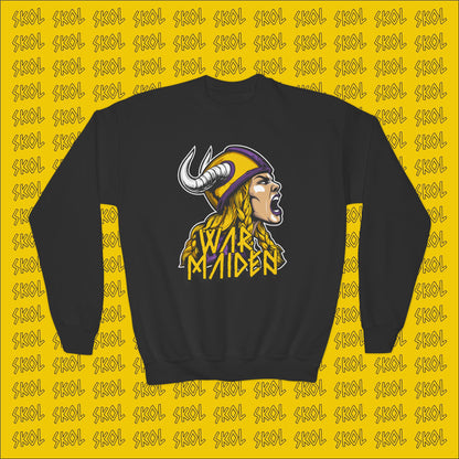 War Maiden Youth Crewneck Sweatshirt